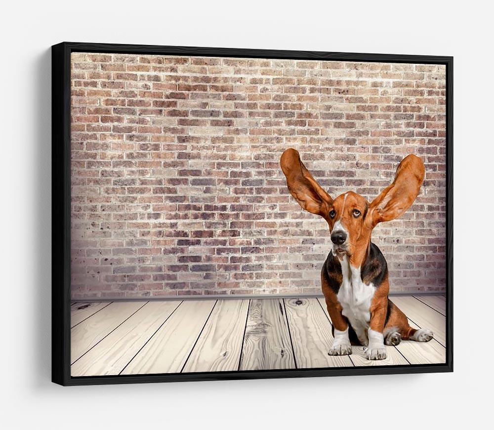 Dog Listening Animal Ear HD Metal Print - Canvas Art Rocks - 6