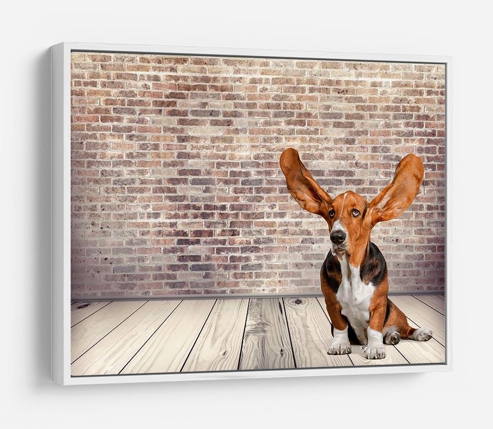 Dog Listening Animal Ear HD Metal Print - Canvas Art Rocks - 7