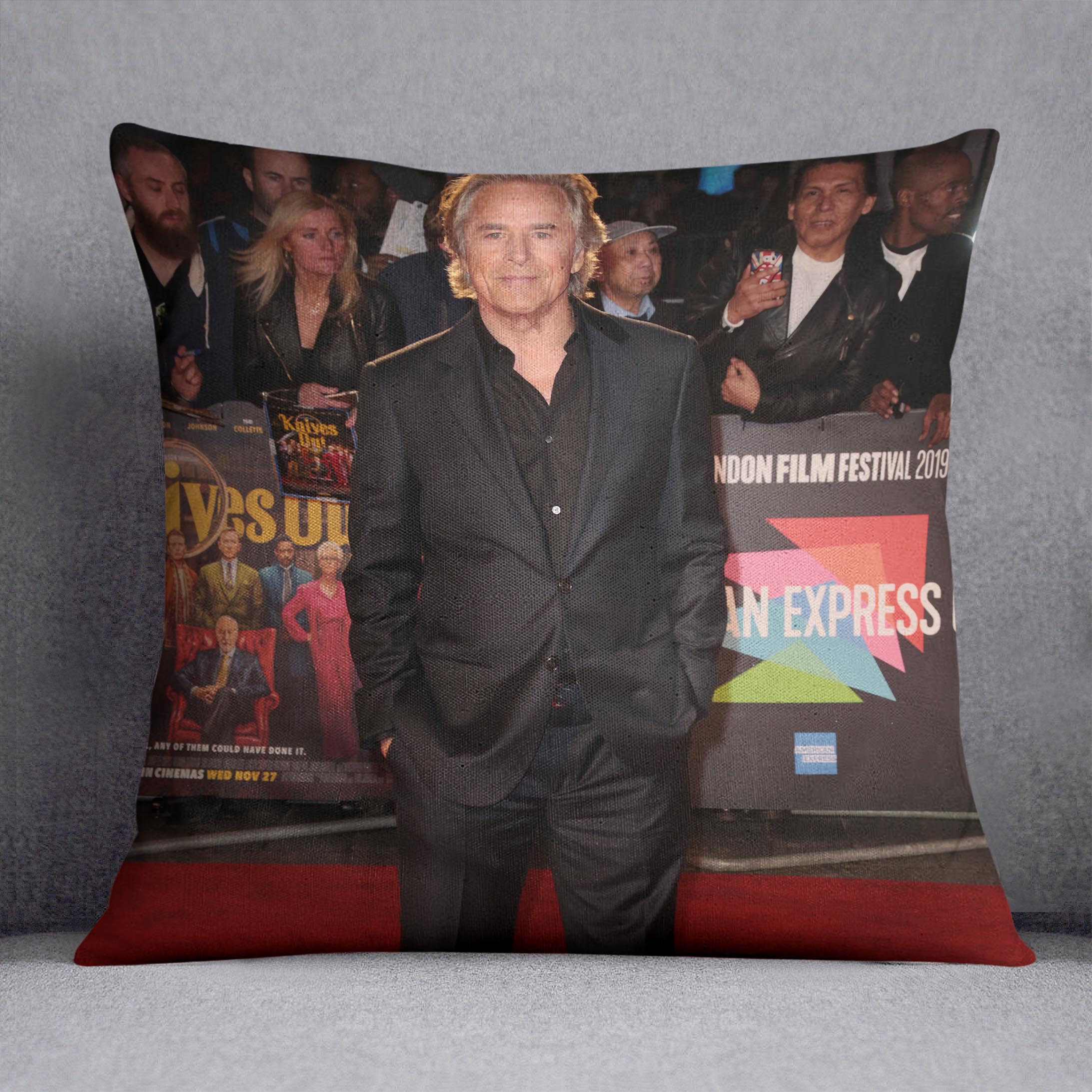 Don Johnson Cushion - Canvas Art Rocks - 1