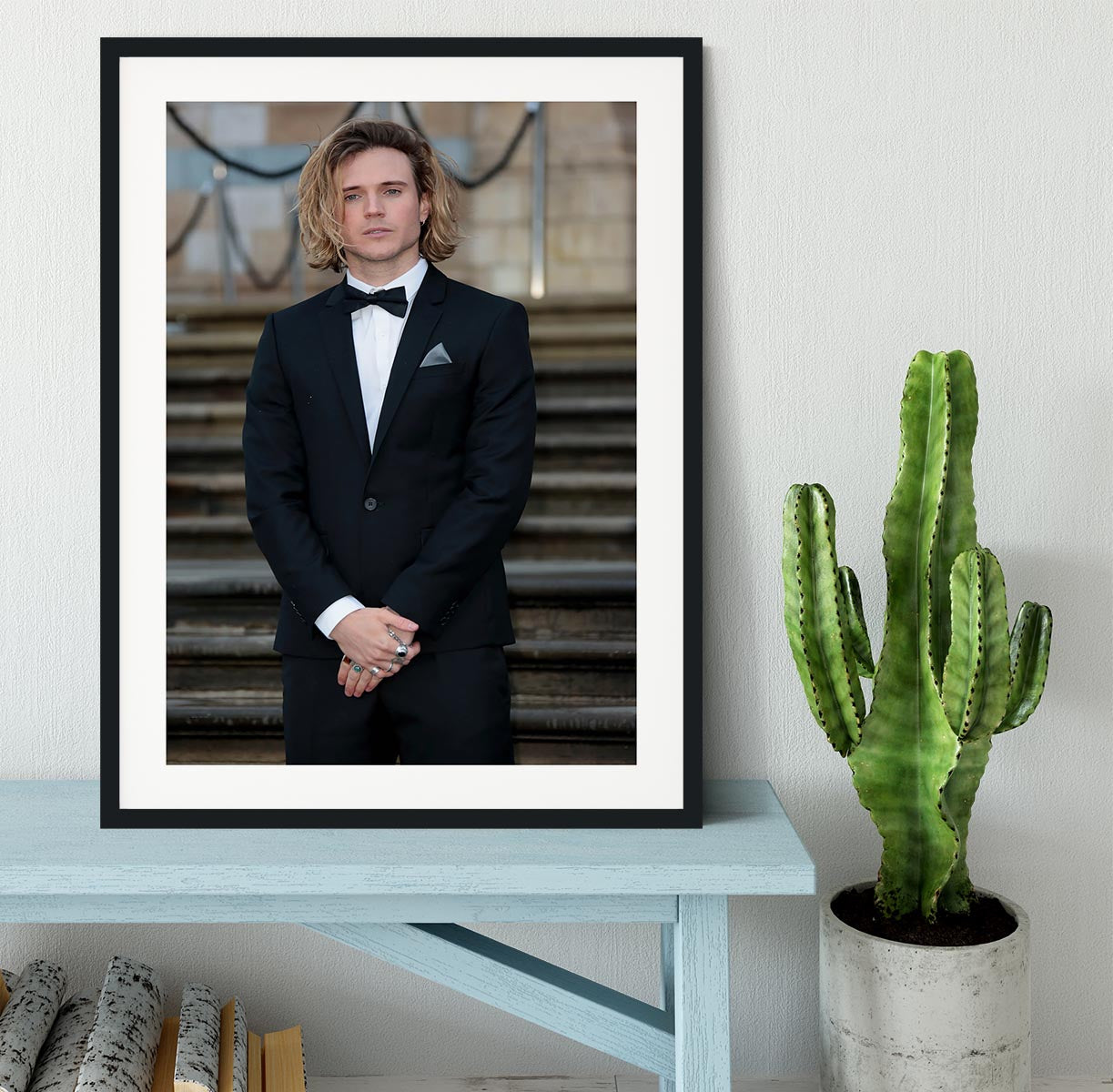 Dougie Poynter Framed Print - Canvas Art Rocks - 1