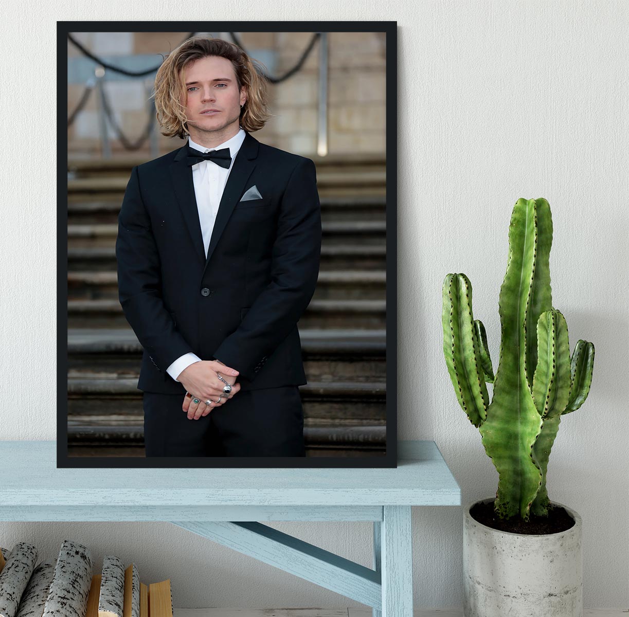 Dougie Poynter Framed Print - Canvas Art Rocks - 2