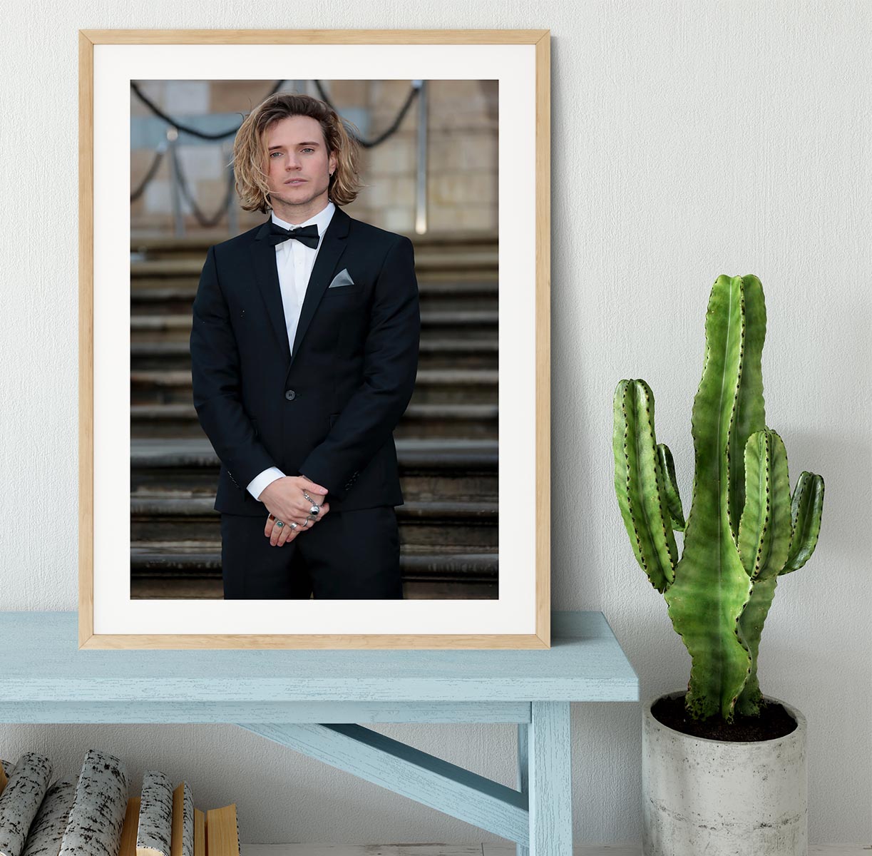 Dougie Poynter Framed Print - Canvas Art Rocks - 3