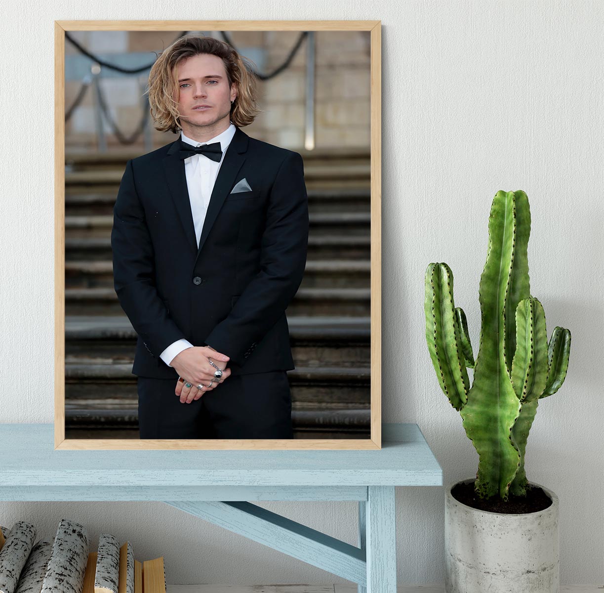 Dougie Poynter Framed Print - Canvas Art Rocks - 4