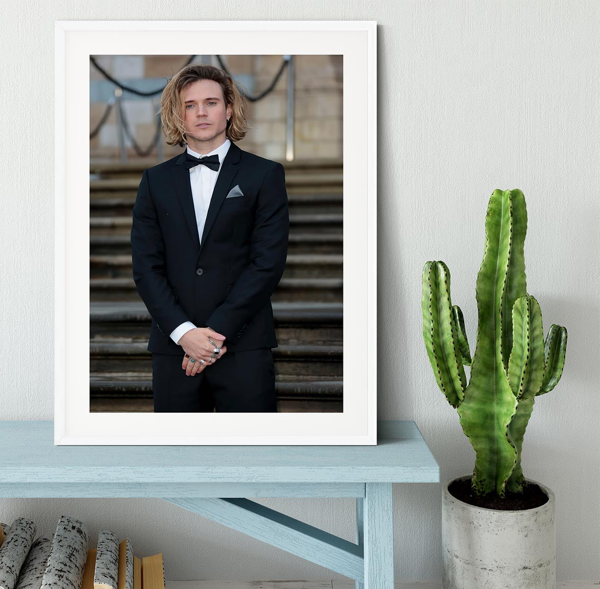 Dougie Poynter Framed Print - Canvas Art Rocks - 5