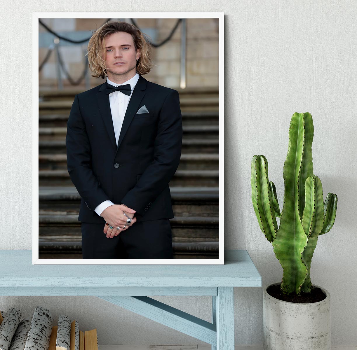 Dougie Poynter Framed Print - Canvas Art Rocks -6