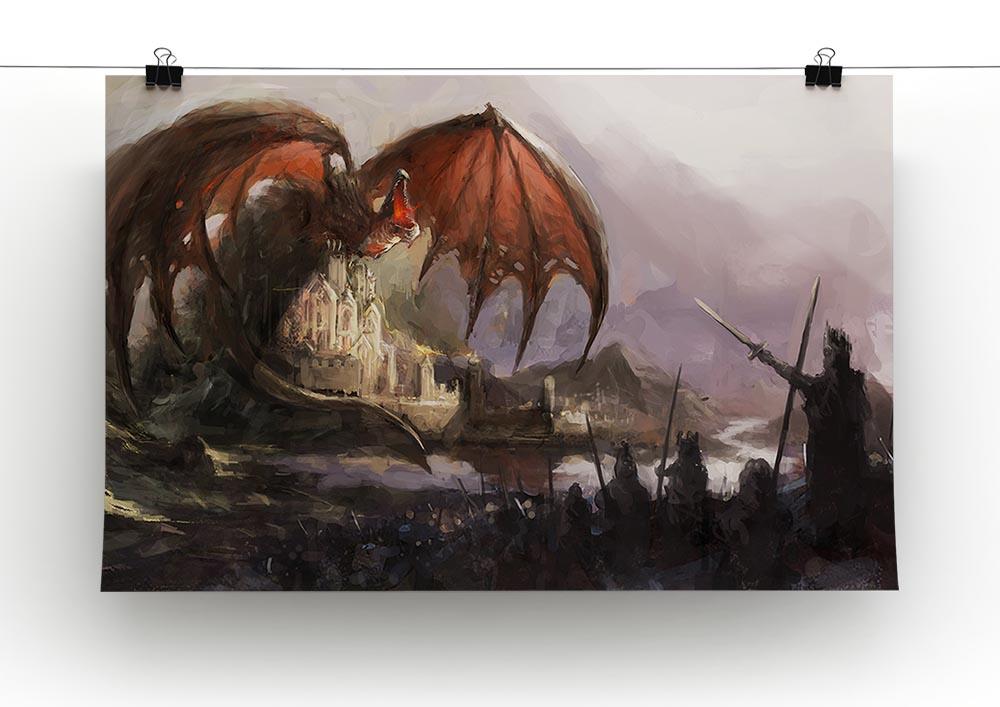 Dragon Canvas Print or Poster - Canvas Art Rocks - 2