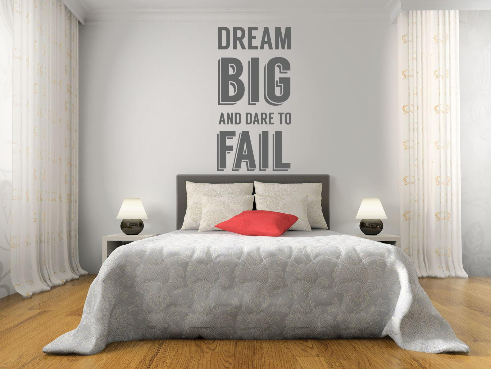 Dream Big Wall Sticker - Canvas Art Rocks - 1