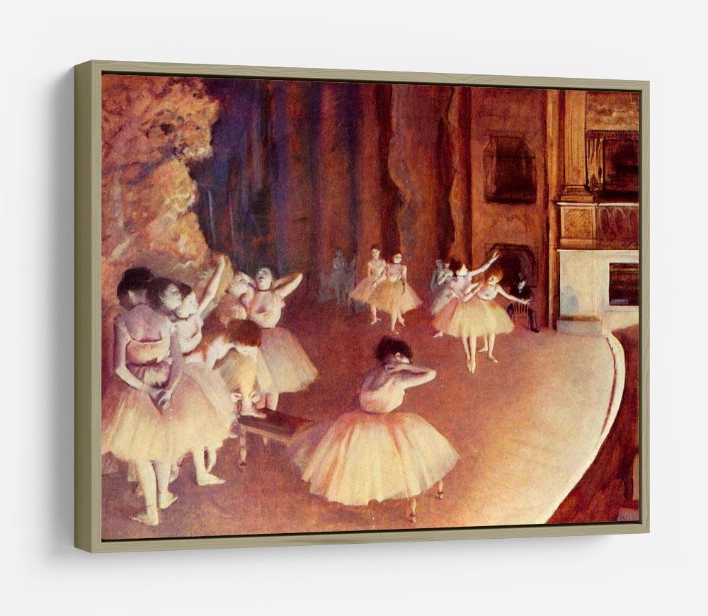 Dress rehearsal of the ballet on the stage by Degas HD Metal Print - Canvas Art Rocks - 8