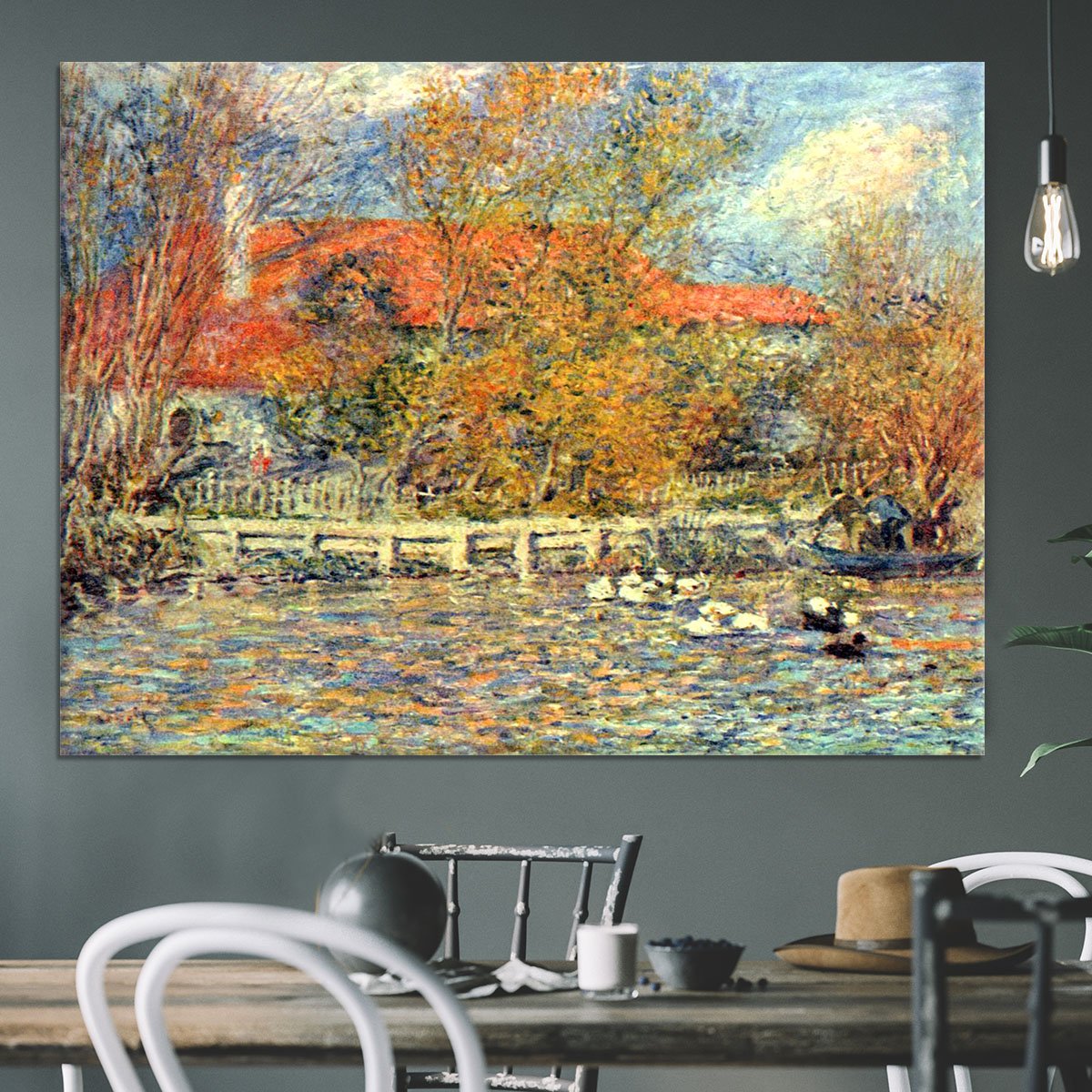 Duck pond by Renoir Canvas Print or Poster