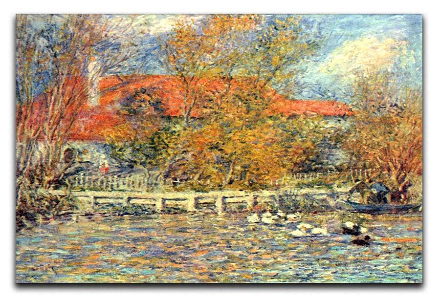 Duck pond by Renoir Canvas Print or Poster  - Canvas Art Rocks - 1