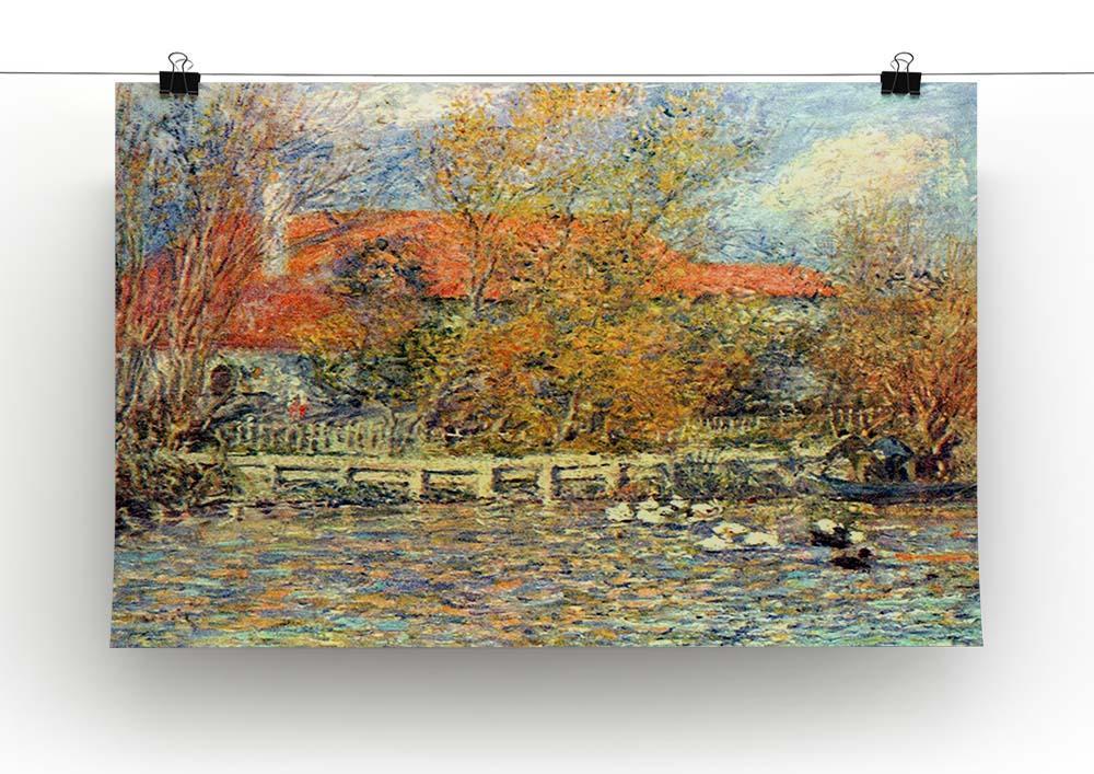 Duck pond by Renoir Canvas Print or Poster - Canvas Art Rocks - 2