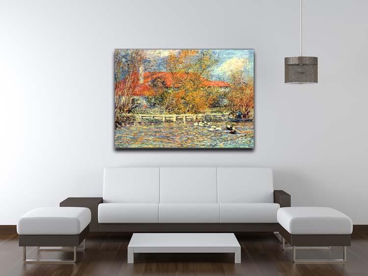 Duck pond by Renoir Canvas Print or Poster - Canvas Art Rocks - 4