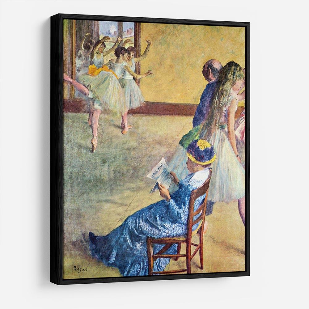 During the dance lessons Madame Cardinal by Degas HD Metal Print - Canvas Art Rocks - 6