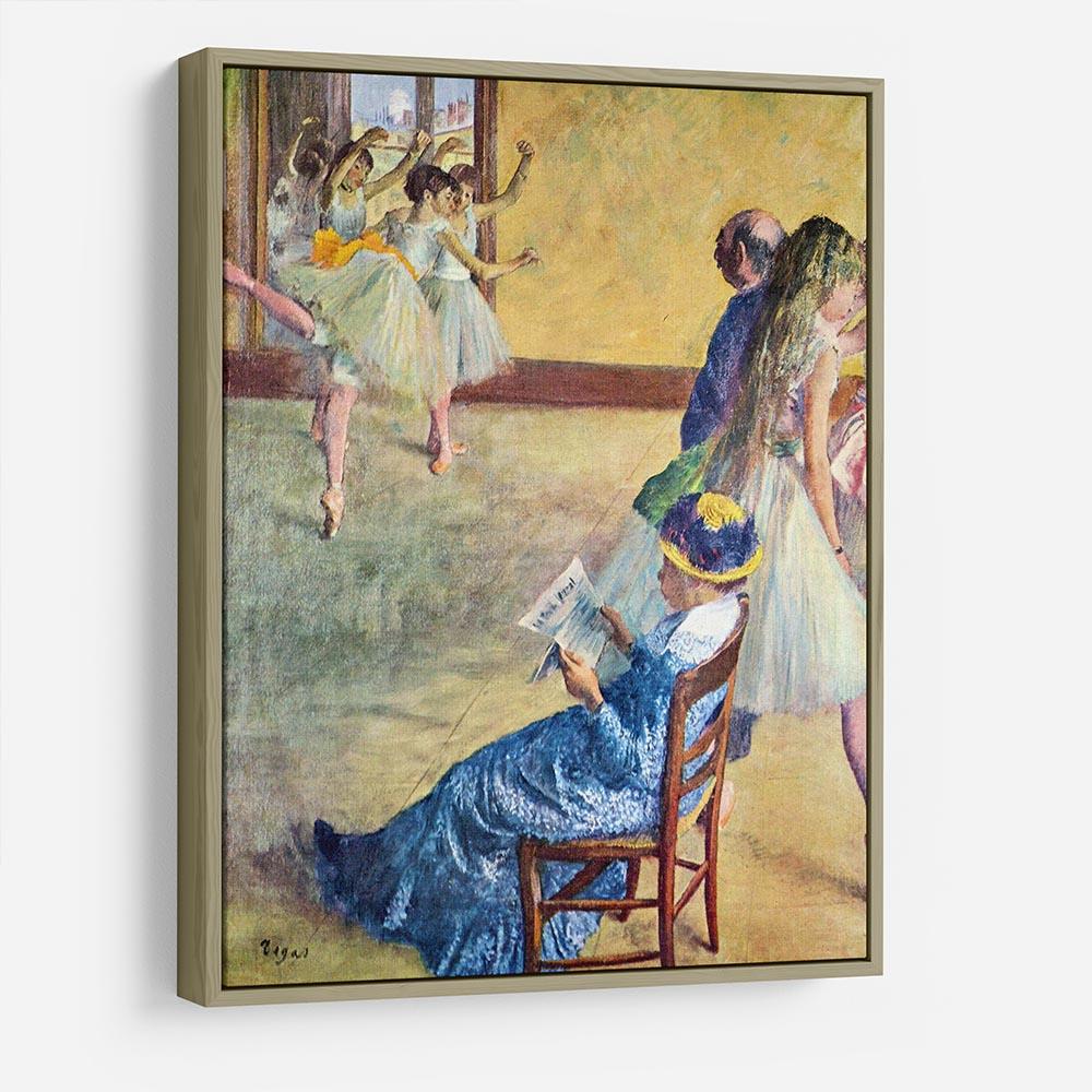 During the dance lessons Madame Cardinal by Degas HD Metal Print - Canvas Art Rocks - 8