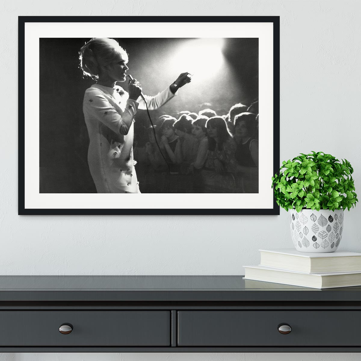 Dusty Springfield in the light Framed Print - Canvas Art Rocks - 1
