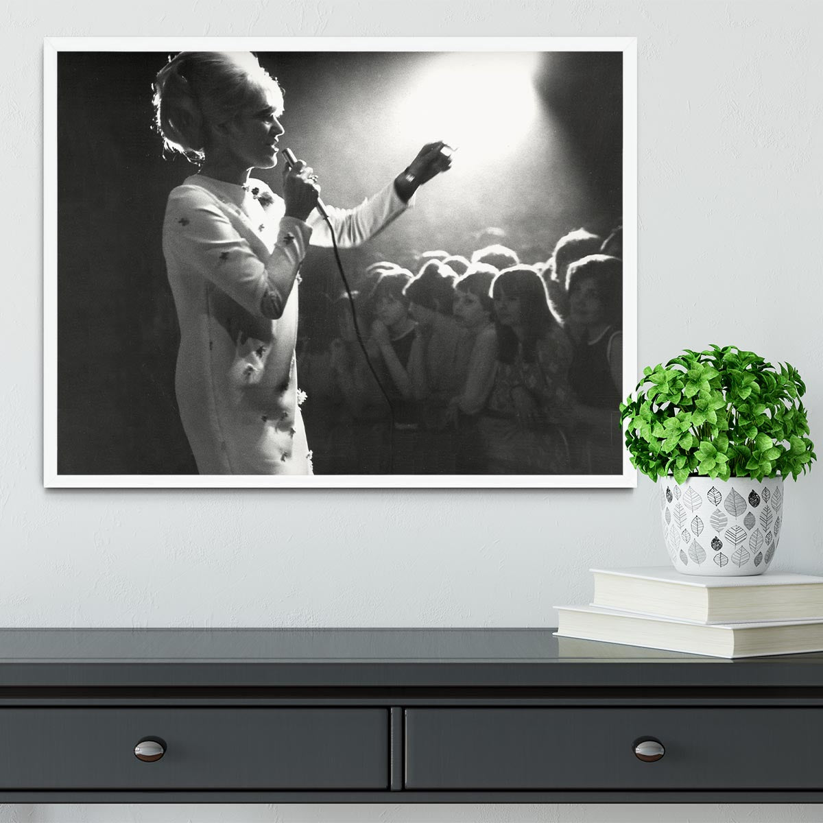 Dusty Springfield in the light Framed Print - Canvas Art Rocks -6