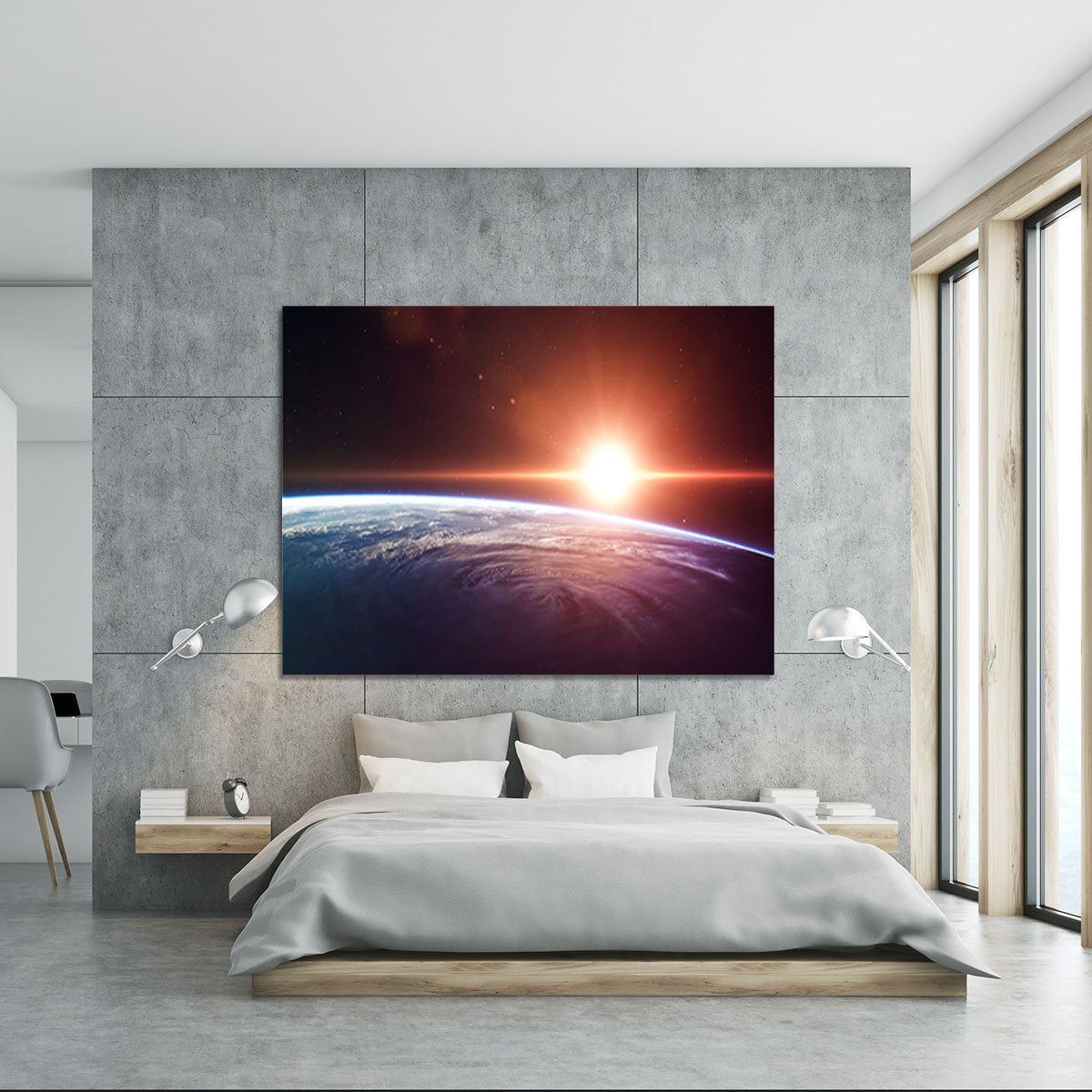 Earth Sunrise Canvas Print or Poster