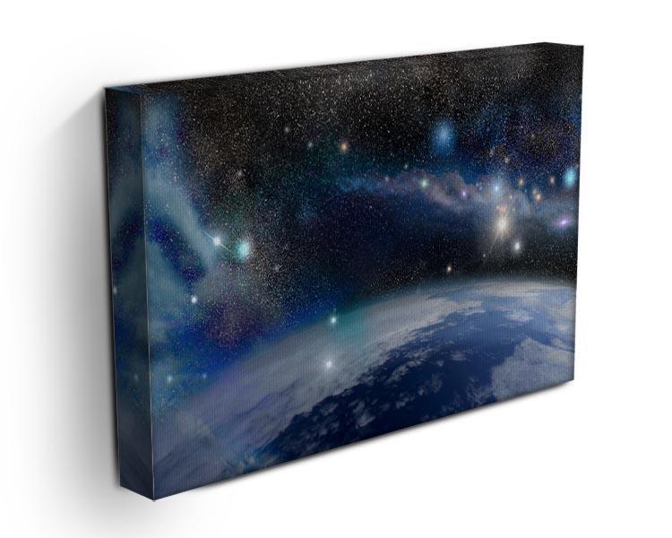 Earth in a Cosmic Cloud Canvas Print or Poster - Canvas Art Rocks - 3