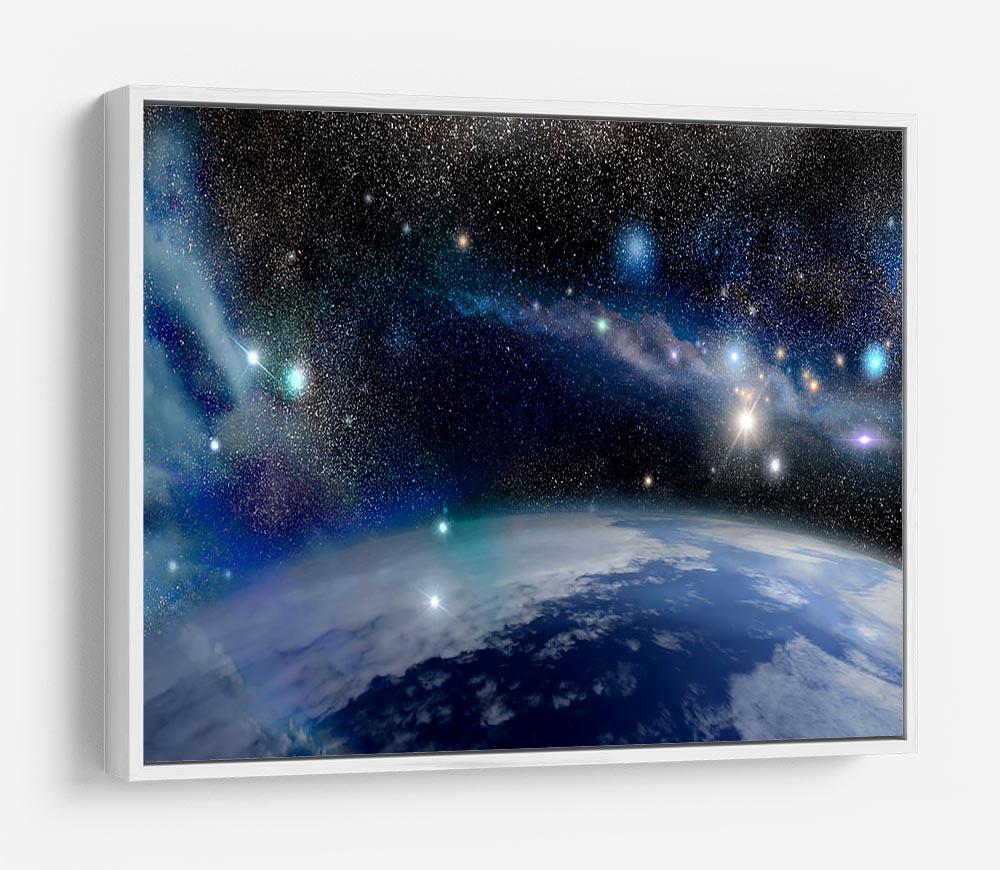 Earth in a Cosmic Cloud HD Metal Print