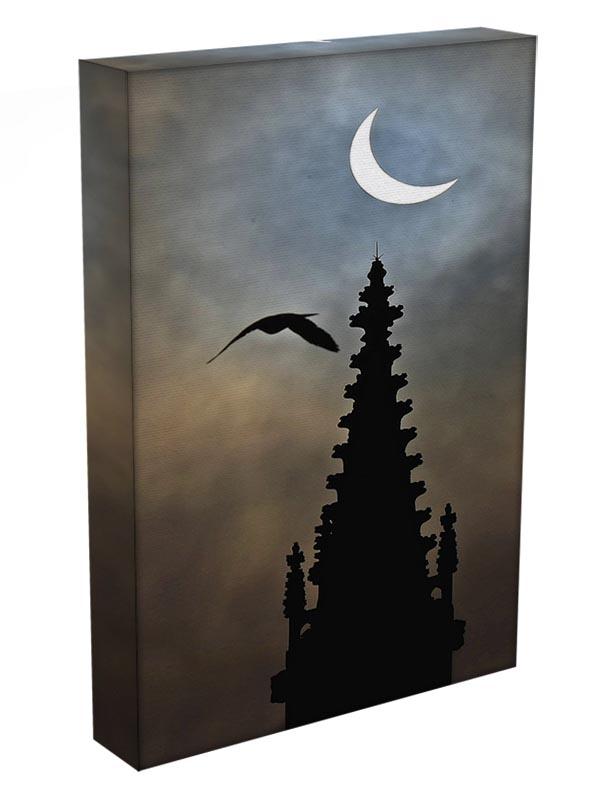 Eclipse over Worcester Cathedral Canvas Print or Poster - Canvas Art Rocks - 3
