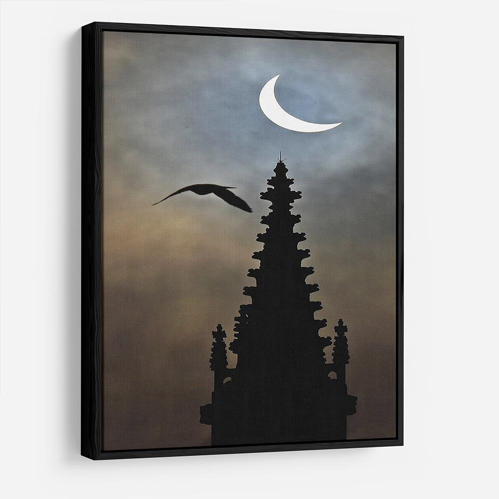 Eclipse over Worcester Cathedral HD Metal Print - Canvas Art Rocks - 6