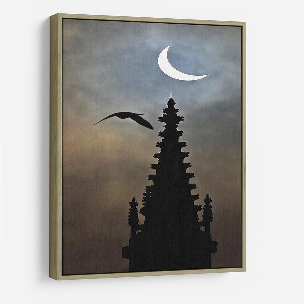 Eclipse over Worcester Cathedral HD Metal Print - Canvas Art Rocks - 8