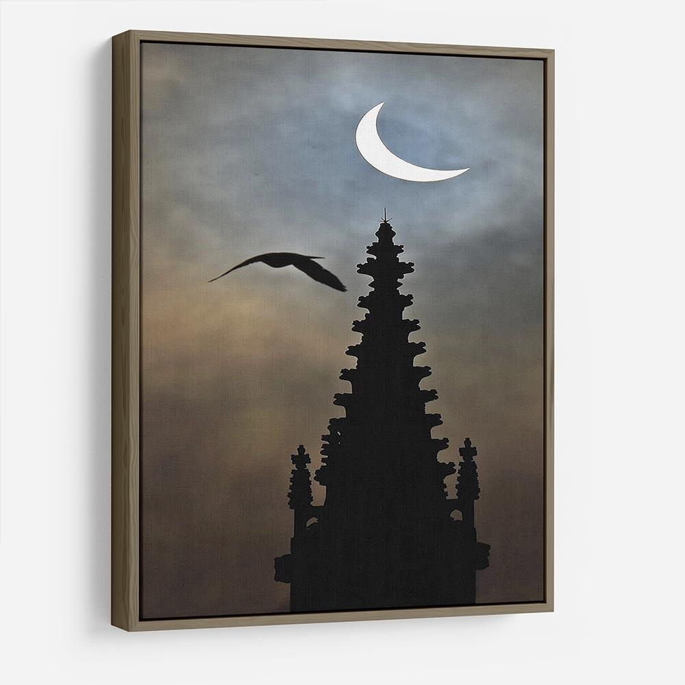 Eclipse over Worcester Cathedral HD Metal Print - Canvas Art Rocks - 10