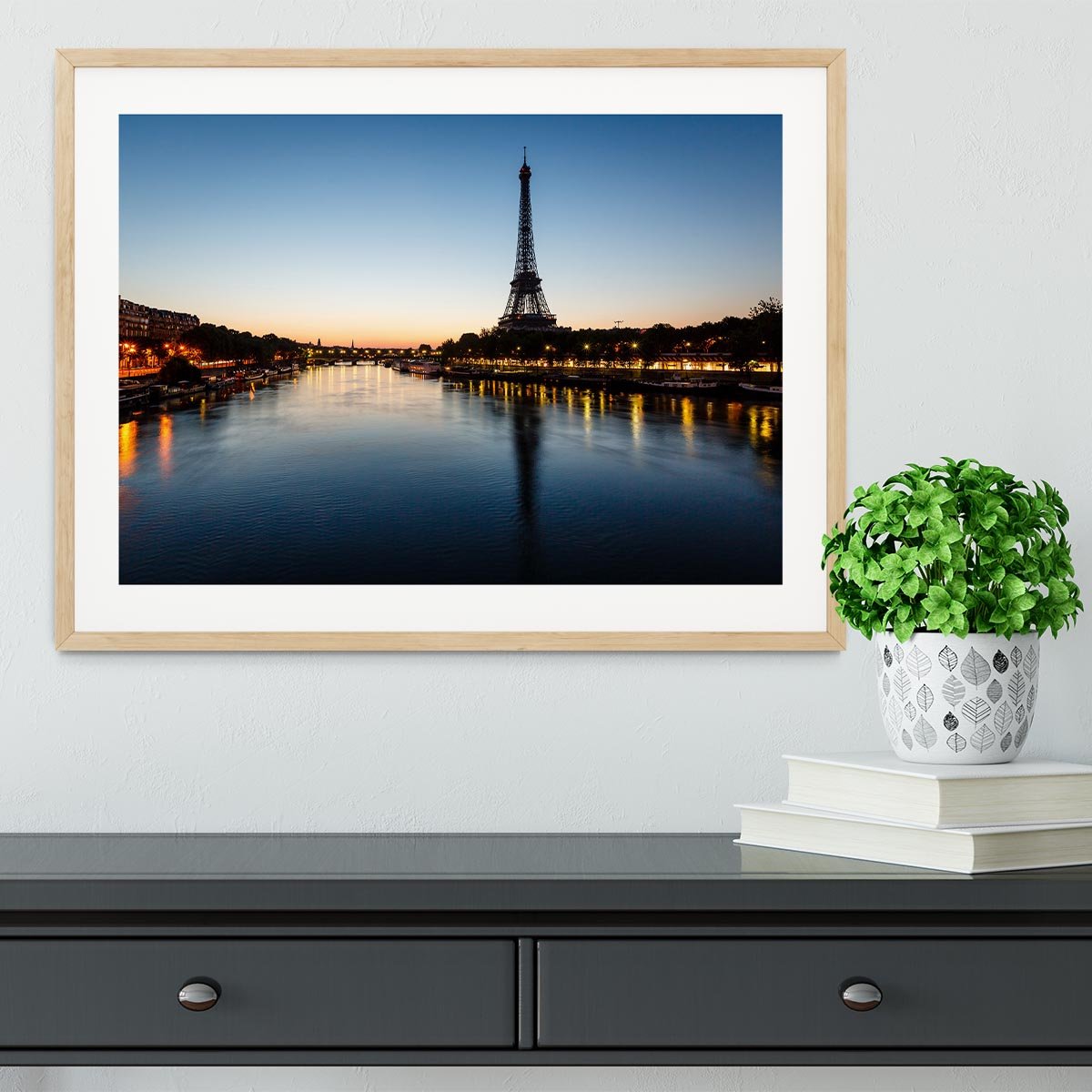 Eiffel Tower and d Framed Print - Canvas Art Rocks - 3
