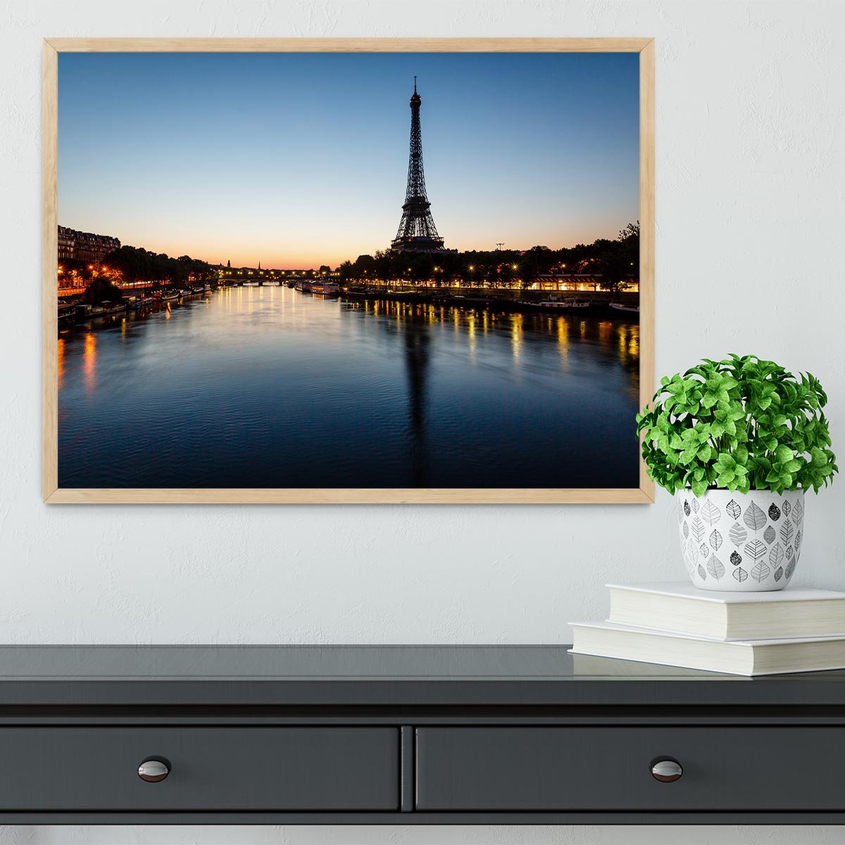 Eiffel Tower and d Framed Print - Canvas Art Rocks - 4