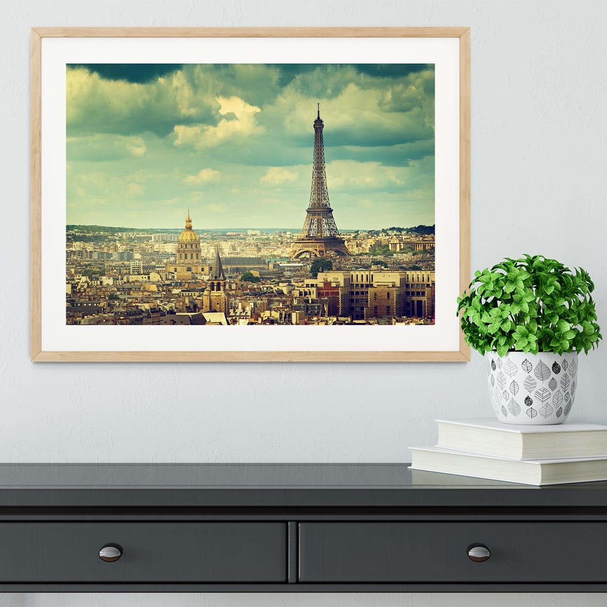 Eiffel tower Paris France Framed Print - Canvas Art Rocks - 3
