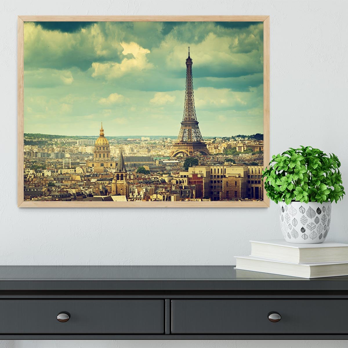 Eiffel tower Paris France Framed Print - Canvas Art Rocks - 4
