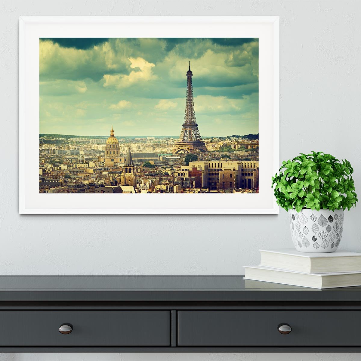 Eiffel tower Paris France Framed Print - Canvas Art Rocks - 5
