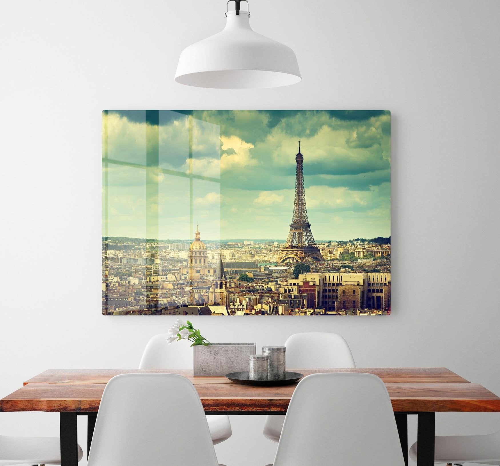 Eiffel tower Paris France HD Metal Print