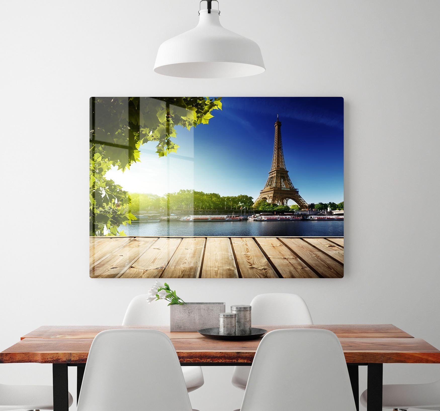 Eiffel tower in Paris HD Metal Print