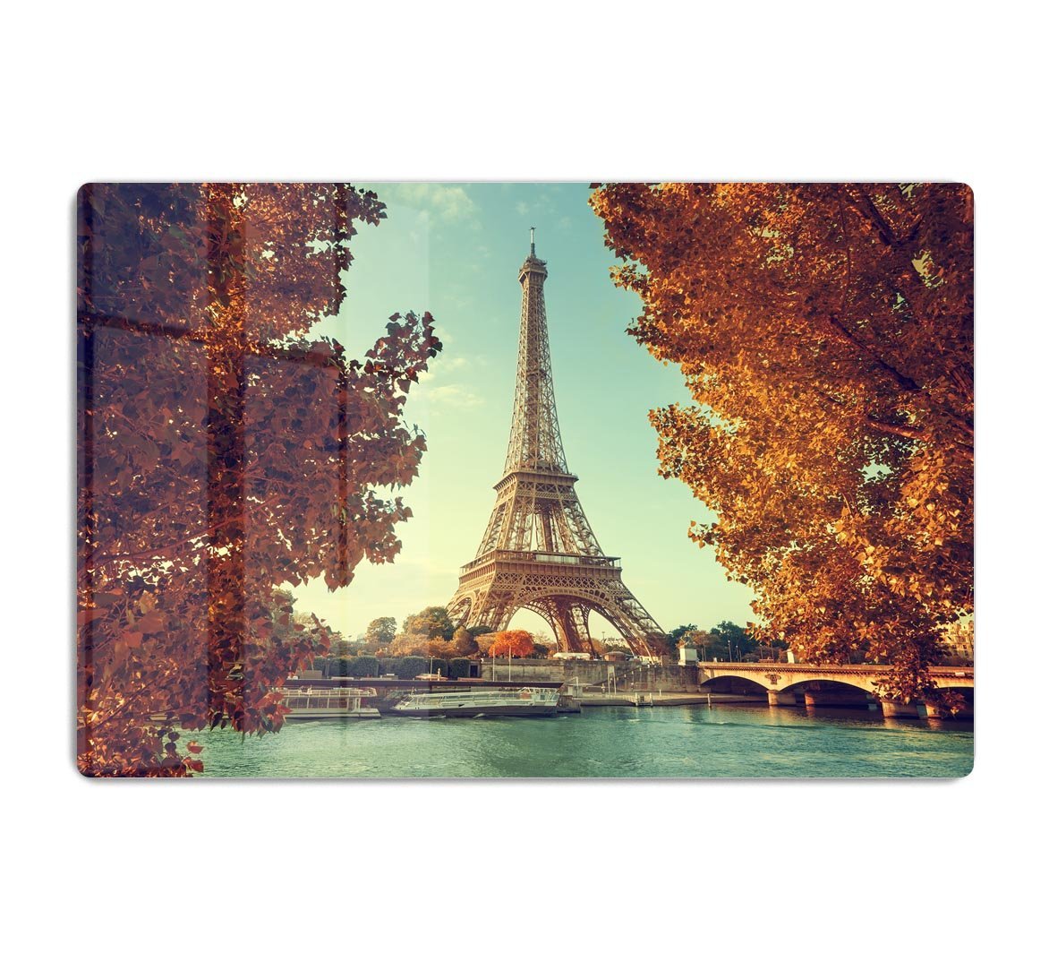 Eiffel tower in autumn time HD Metal Print