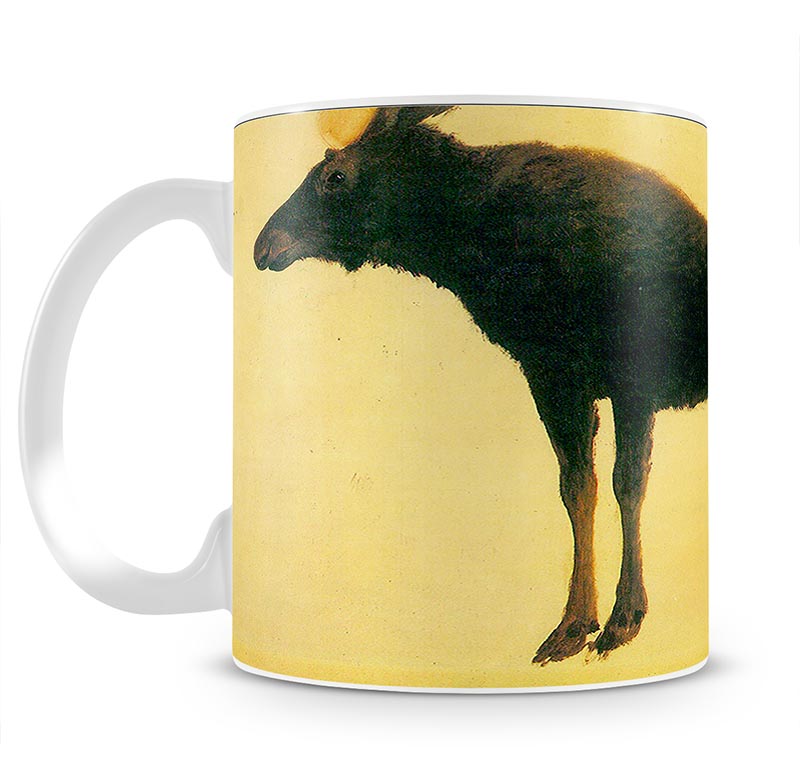 Elk by Bierstadt Mug - Canvas Art Rocks - 1