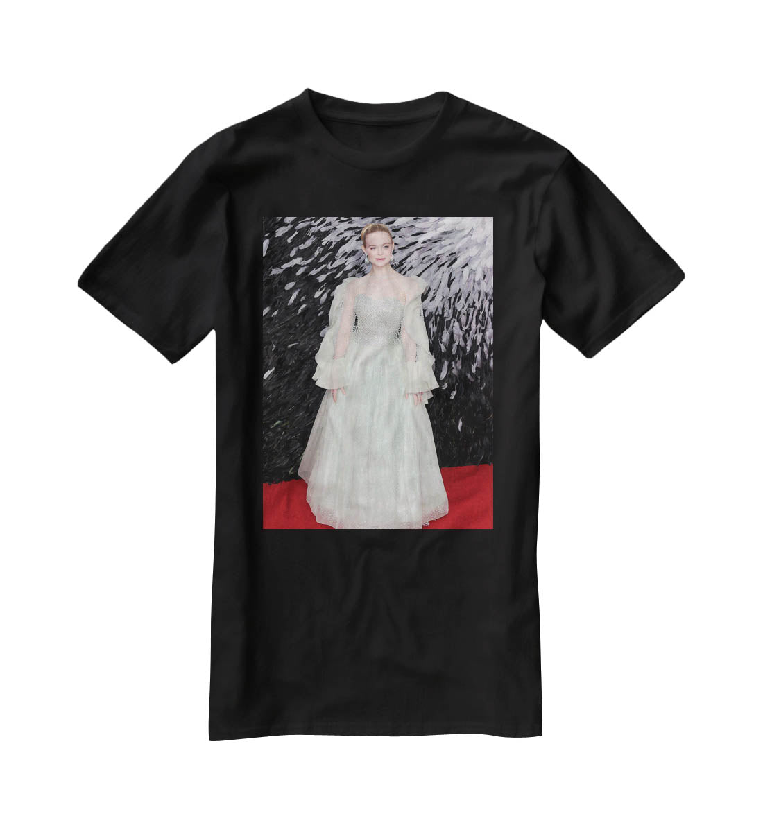 Elle Fanning T-Shirt - Canvas Art Rocks - 1