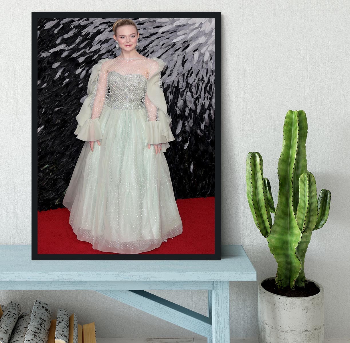 Elle Fanning Framed Print - Canvas Art Rocks - 2