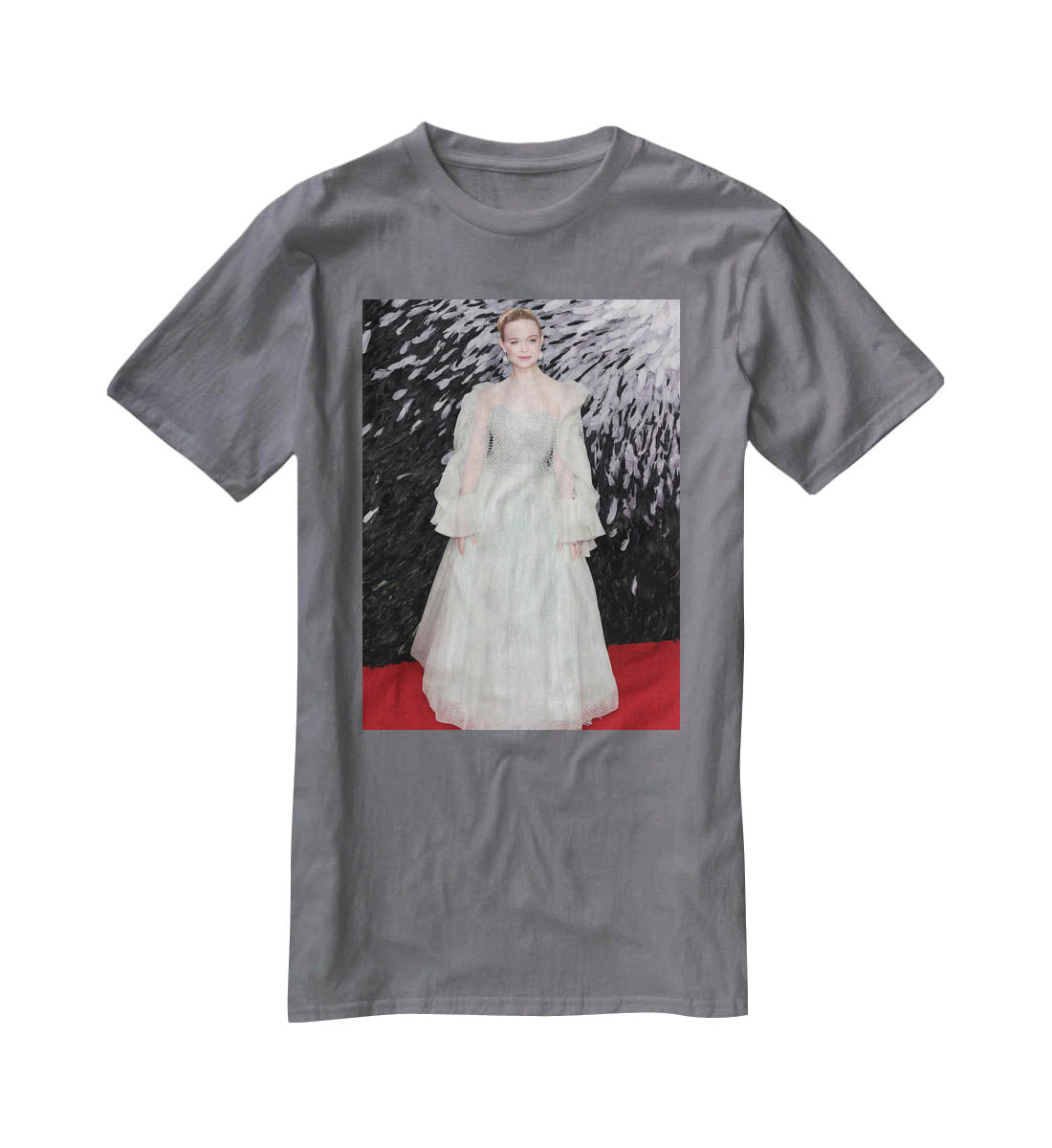 Elle Fanning T-Shirt - Canvas Art Rocks - 3