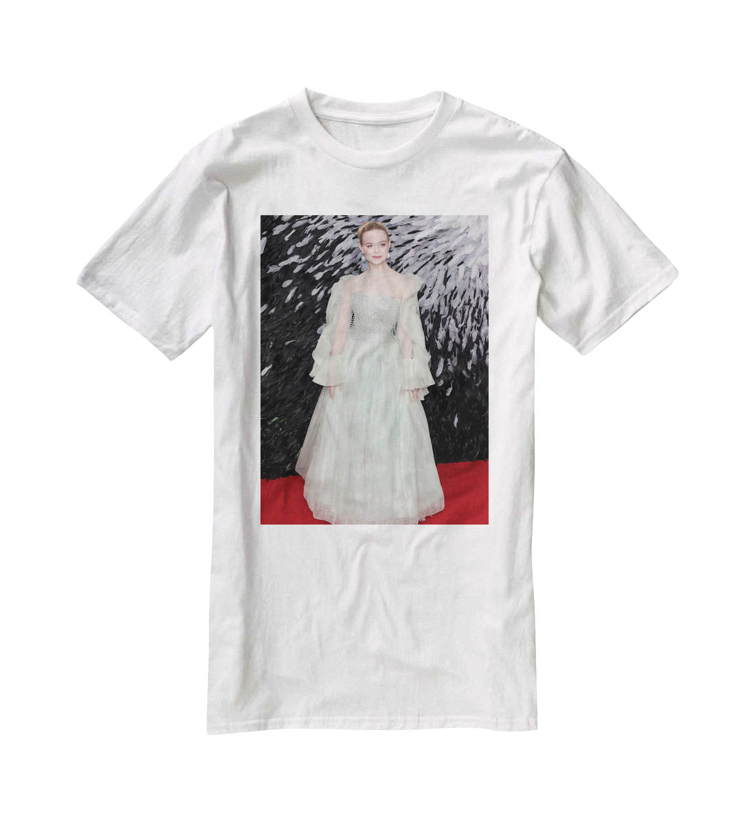 Elle Fanning T-Shirt - Canvas Art Rocks - 5