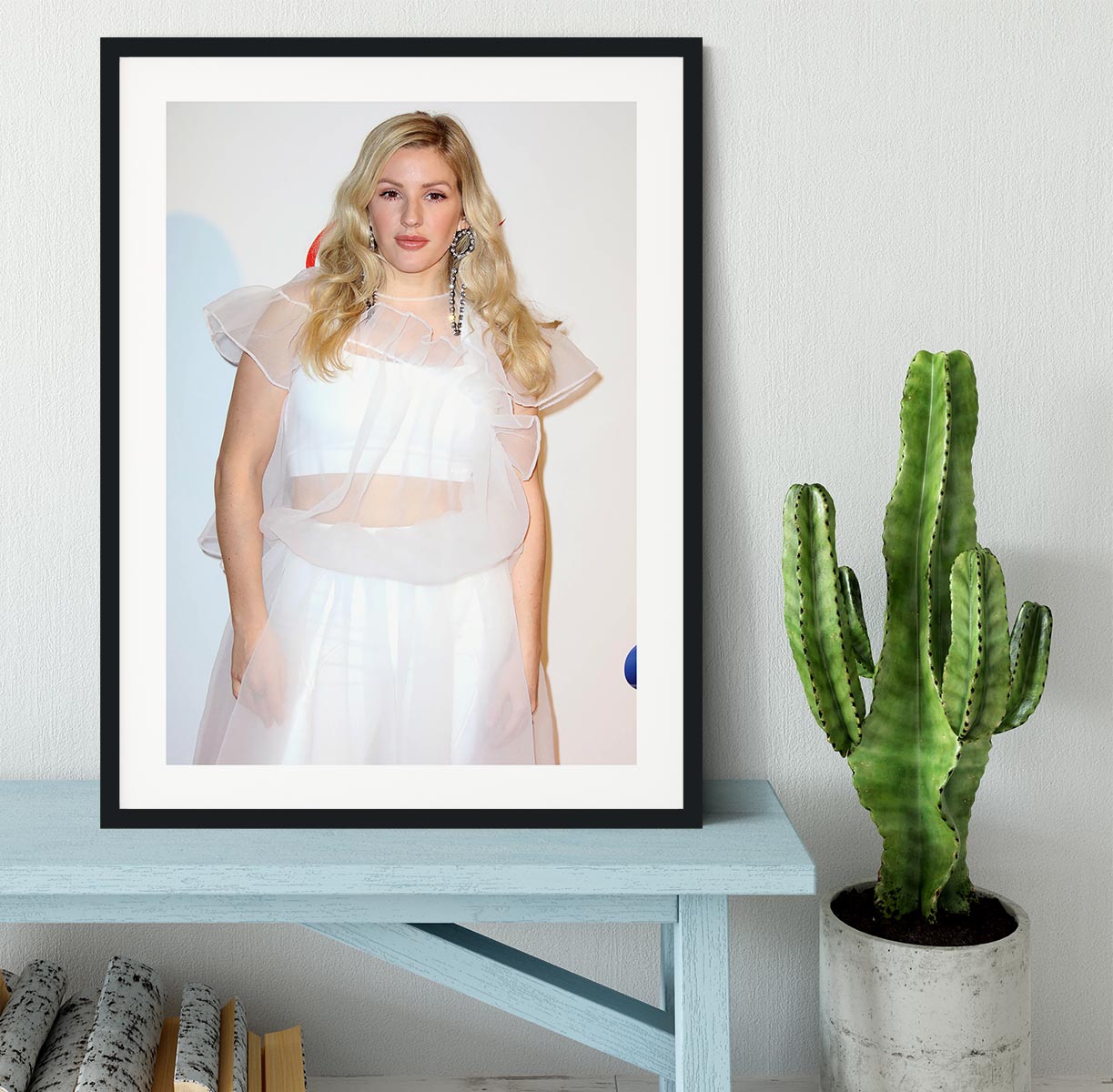 Ellie Goulding Framed Print - Canvas Art Rocks - 1