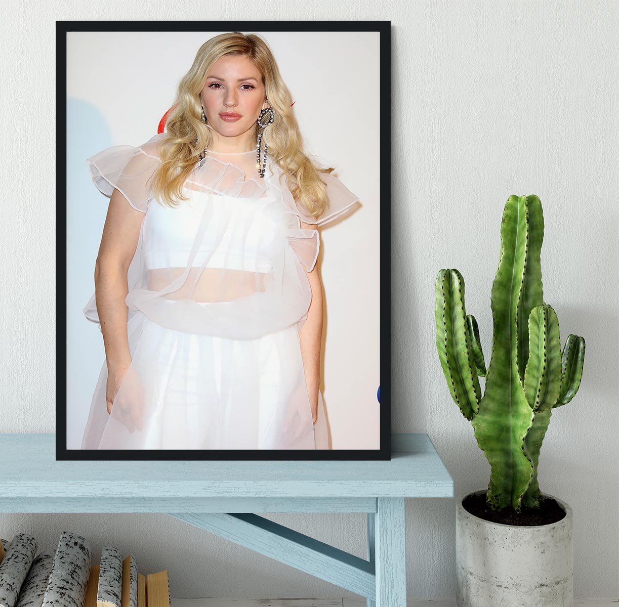 Ellie Goulding Framed Print - Canvas Art Rocks - 2