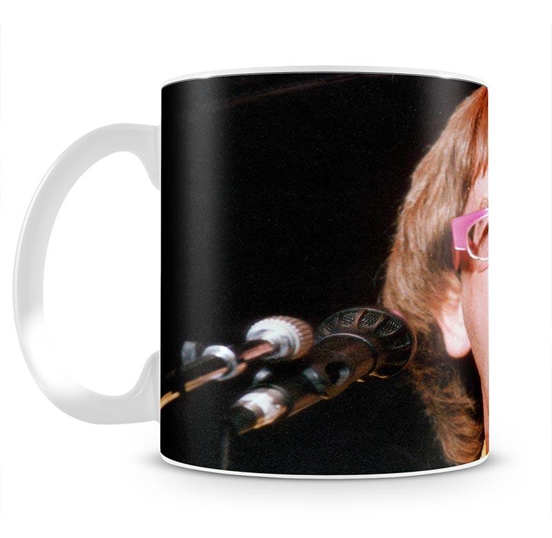 Elton John singing Mug - Canvas Art Rocks - 2