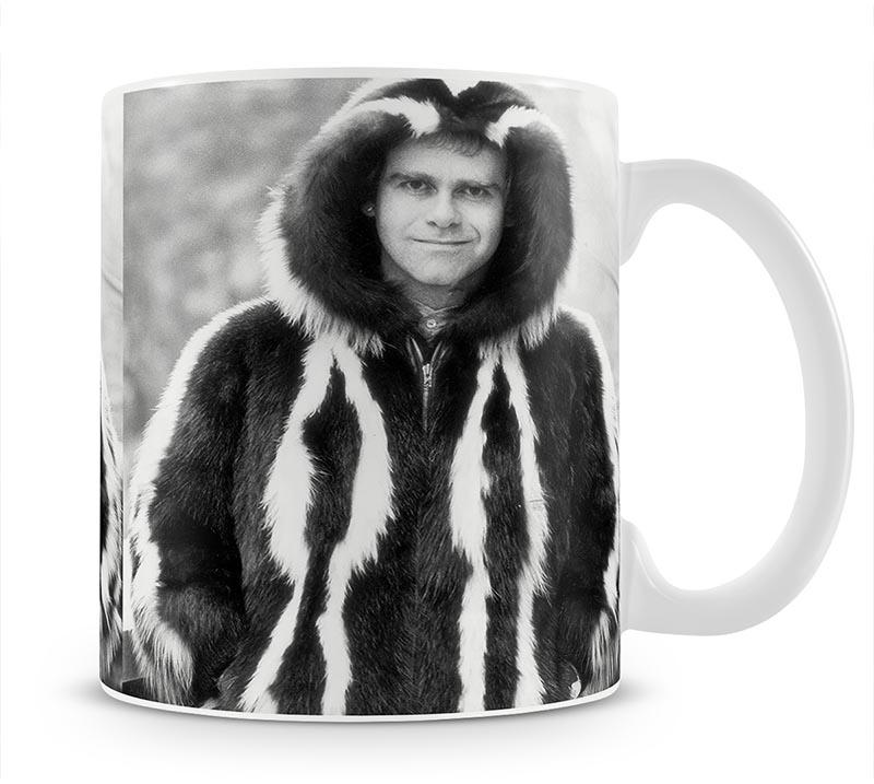 Elton in furs Mug - Canvas Art Rocks - 1