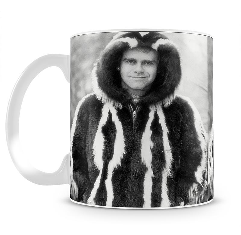 Elton in furs Mug - Canvas Art Rocks - 1