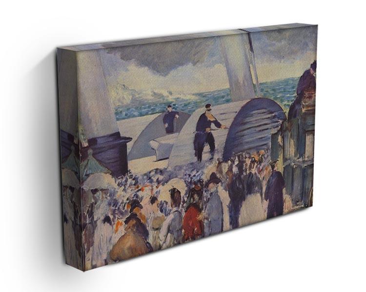 Embarkation after Folkestone by Manet Canvas Print or Poster - Canvas Art Rocks - 3