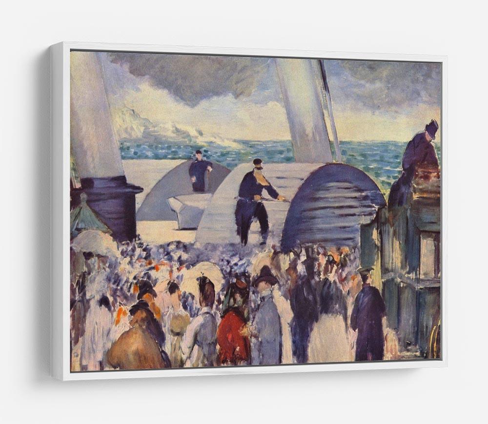 Embarkation after Folkestone by Manet HD Metal Print