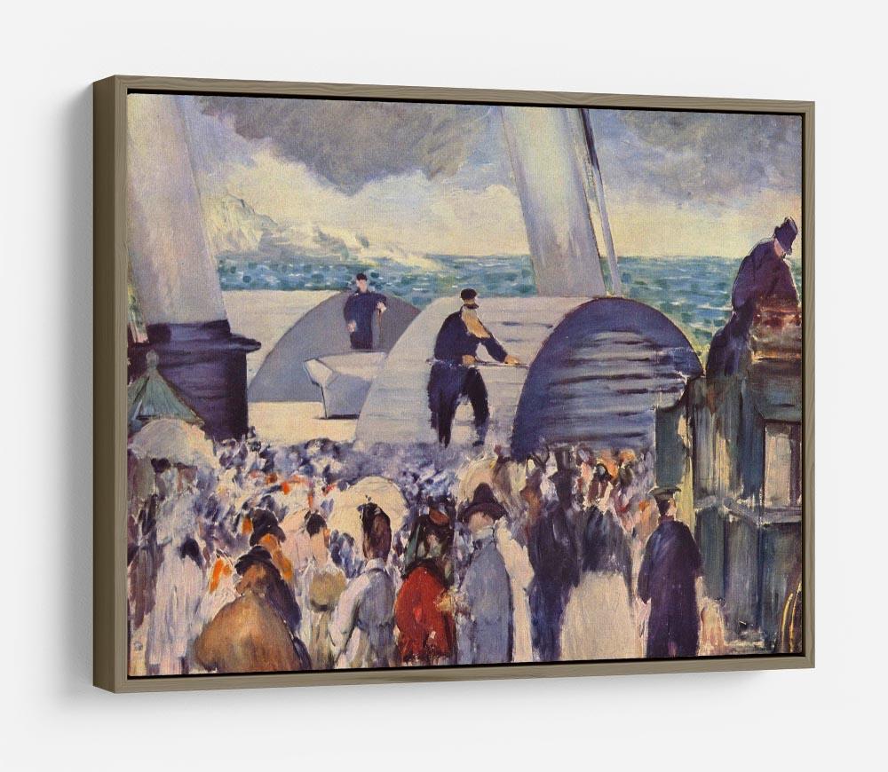 Embarkation after Folkestone by Manet HD Metal Print