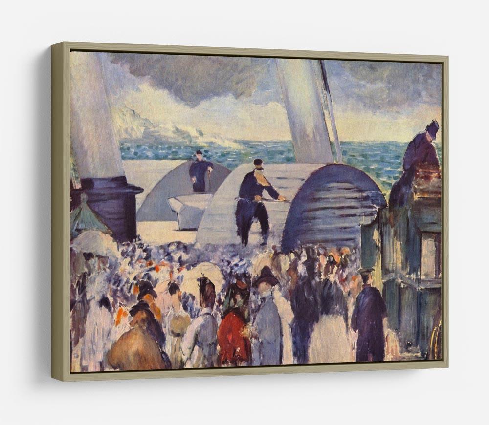 Embarkation of the Folkestone by Manet HD Metal Print