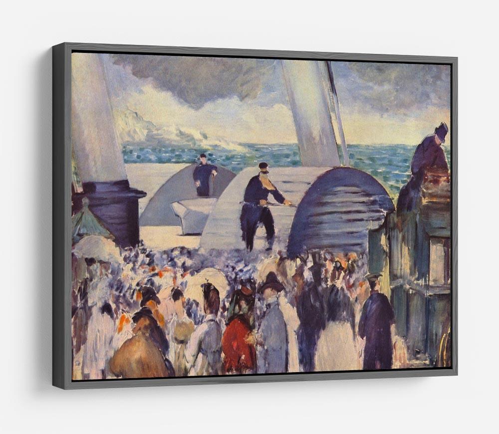 Embarkation of the Folkestone by Manet HD Metal Print